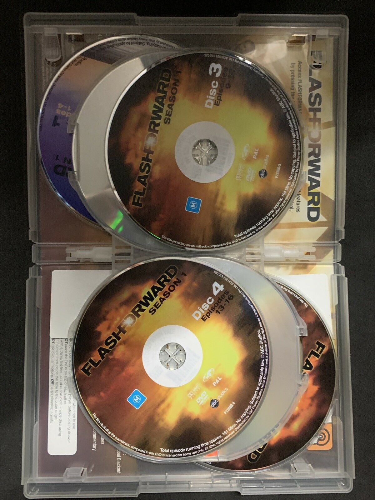 Flash Forward: The Complete Series (DVD, 2010) Region 4 Joseph Fiennes, John Cho