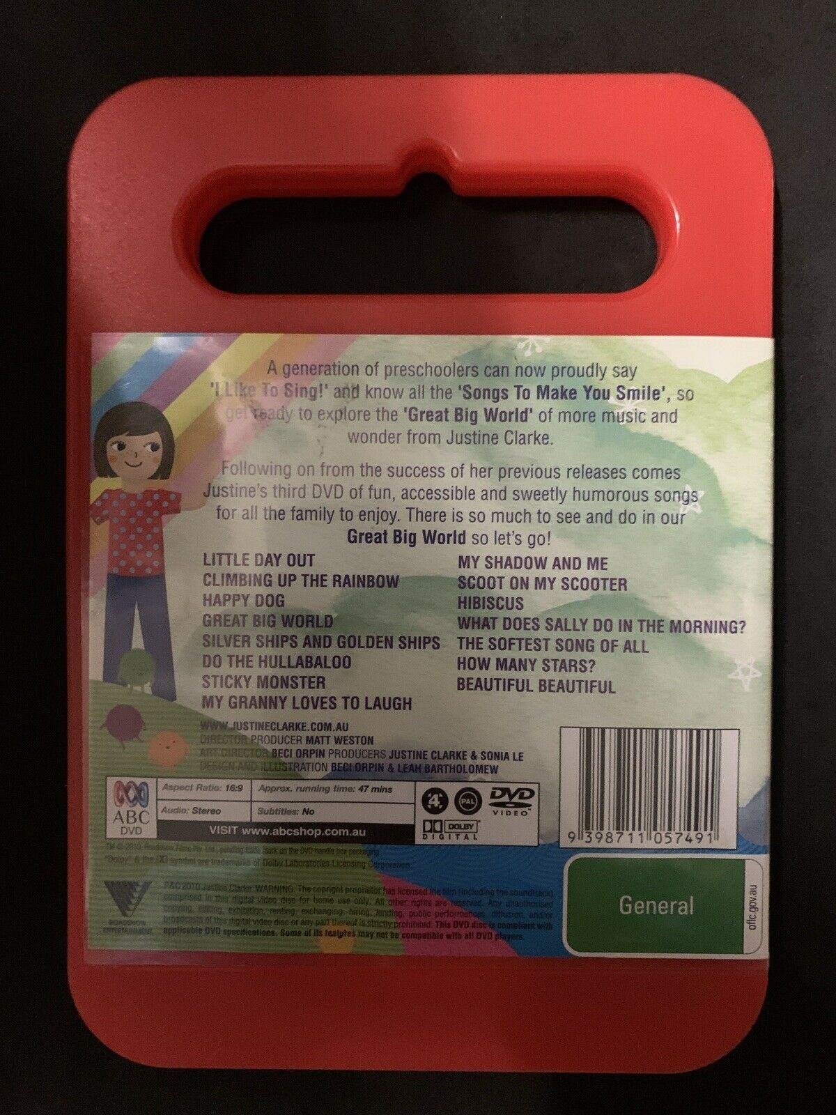 Justine Clarke - Great Big World (DVD, 2010) Region 4