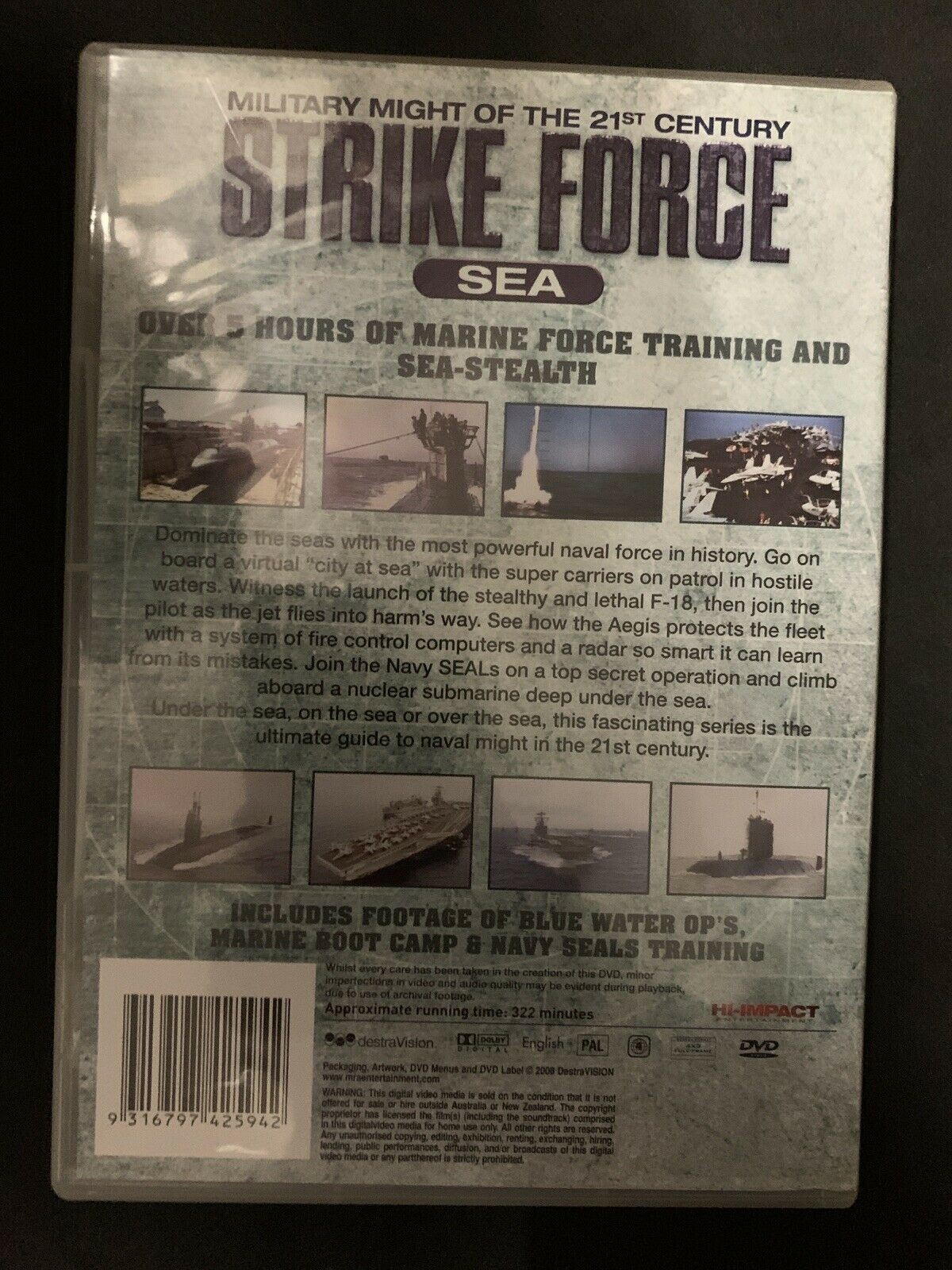 Strike Force: Sea (DVD, 2008) Region 4 Navy Bootcamp Navy Seals Military