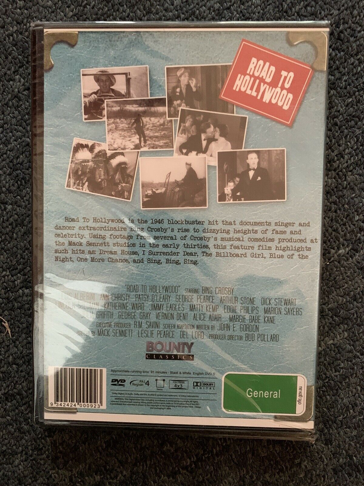 *New And Sealed* The Road To Hollywood (DVD, 1947) Bing Crosby. Region 4