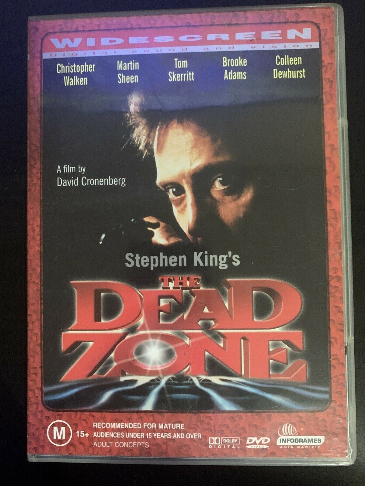 Stephen King's - The Dead Zone (DVD, 2000) David Cronenberg, Christopher Walken.