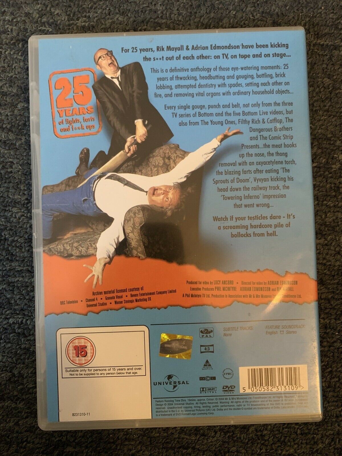 Bottom Mindless Violence - The Very Best Of The Violent Bits DVD - Region 2