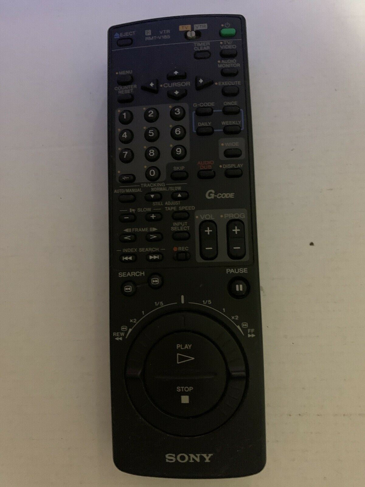 Genuine Sony RMT-V185 Remote Control For VCR TV
