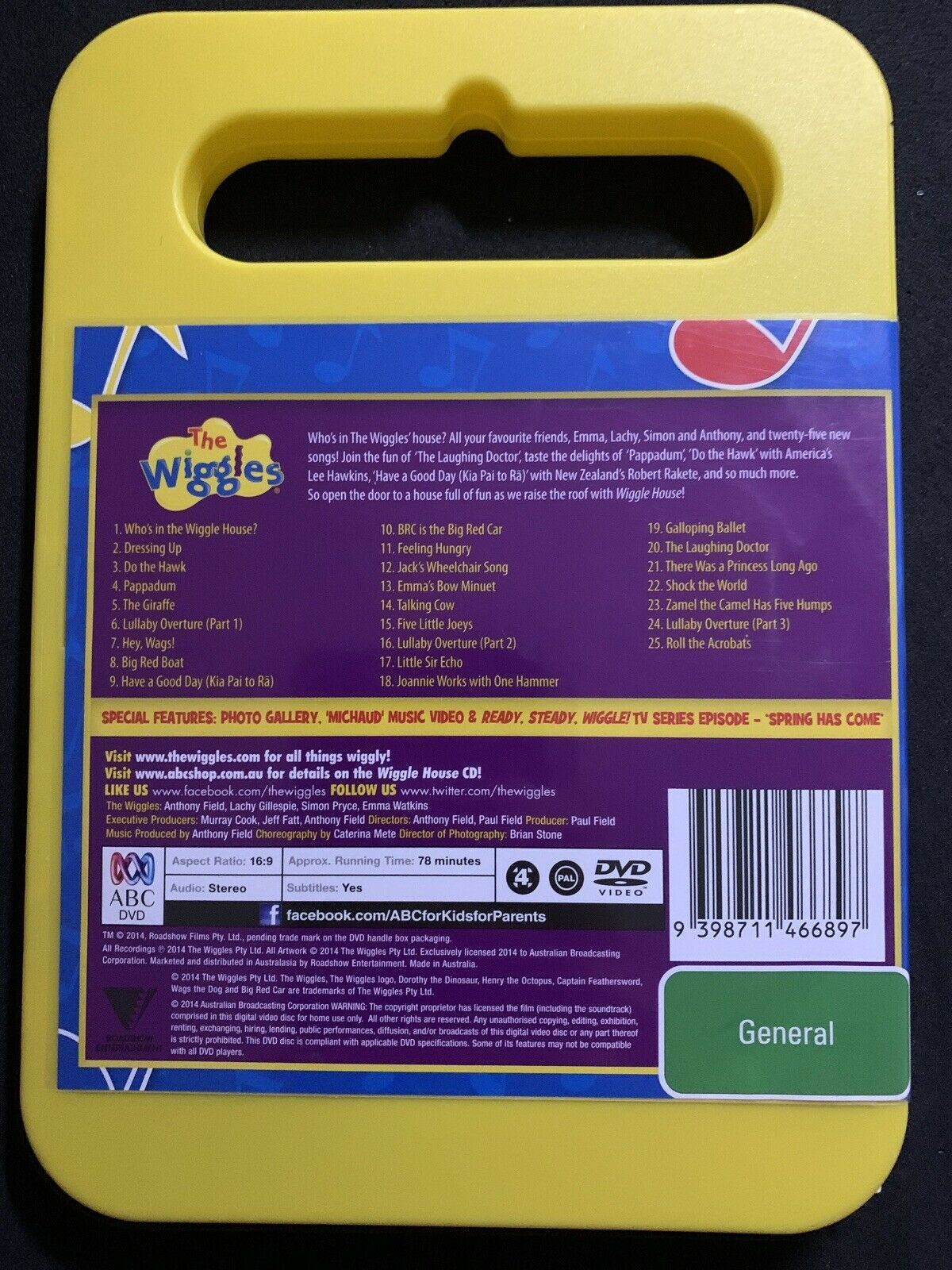 The Wiggles - Wiggle House + Apples & Bananas (DVD) Region 4