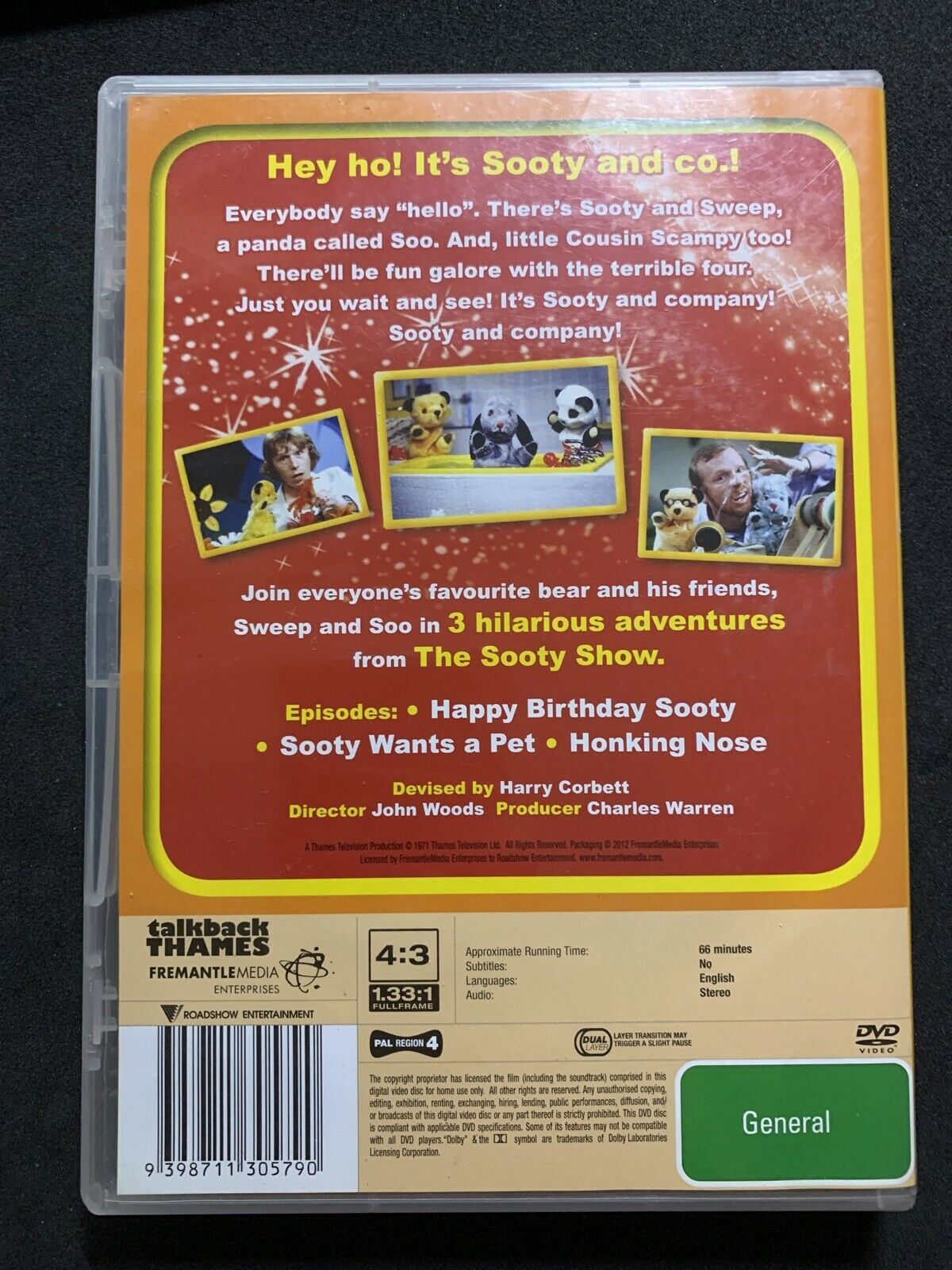 Sooty - Happy Birthday Sooty (DVD, 1971) Region 4