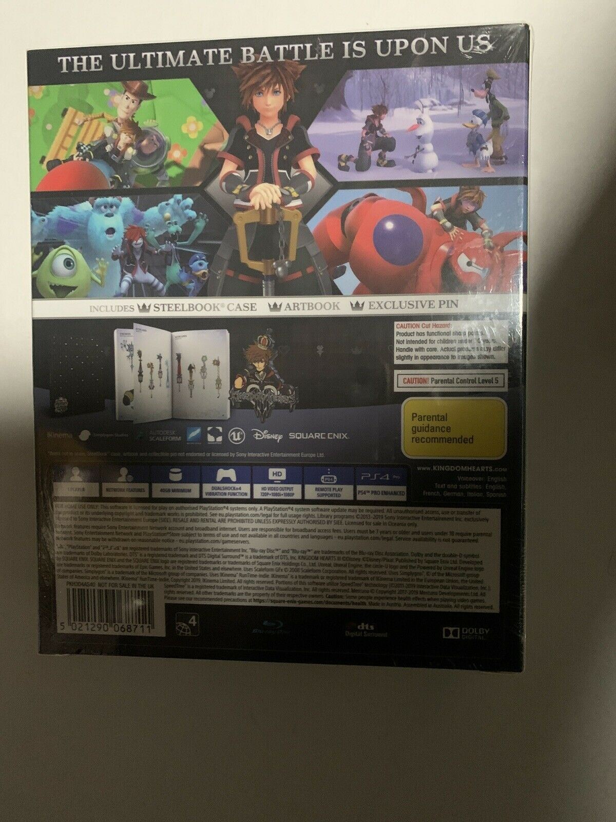 *New And Sealed* Kingdom Hearts III - PS4 Deluxe Edition With Goofy Figure