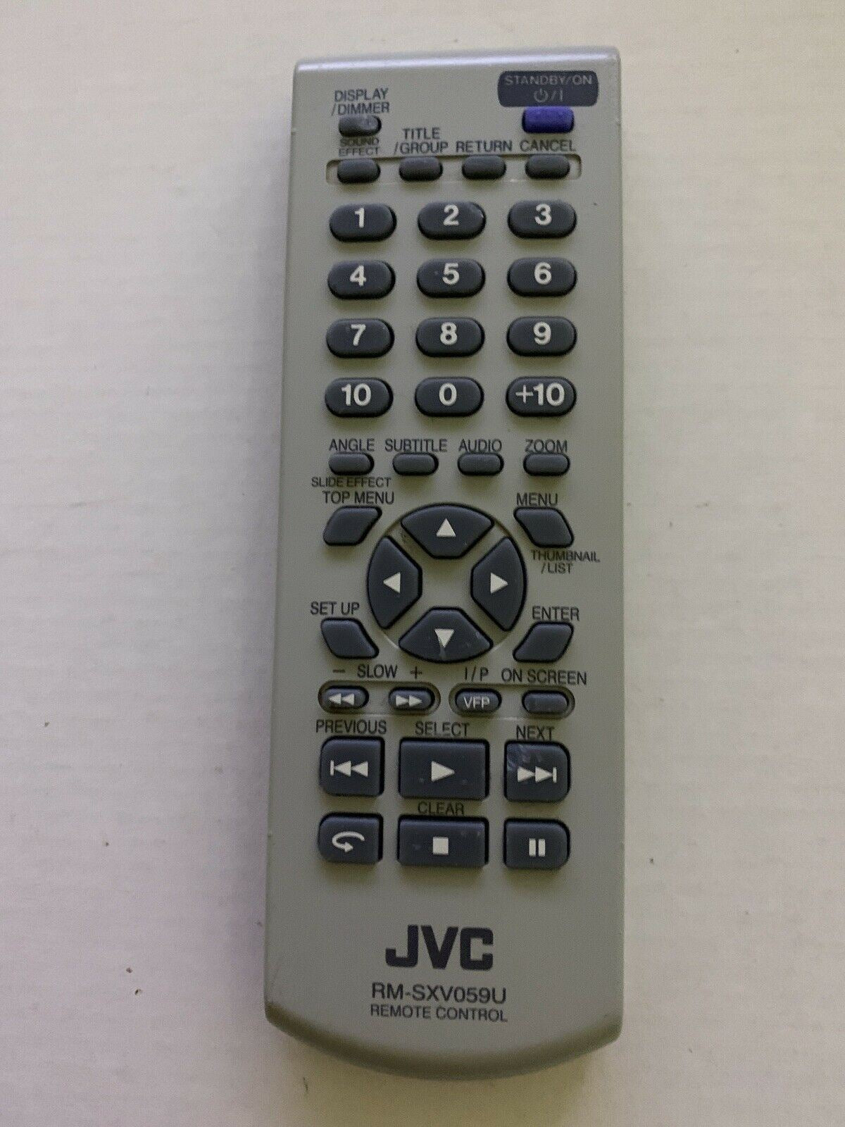 Genuine JVC RM-SXV059U Remote Control
