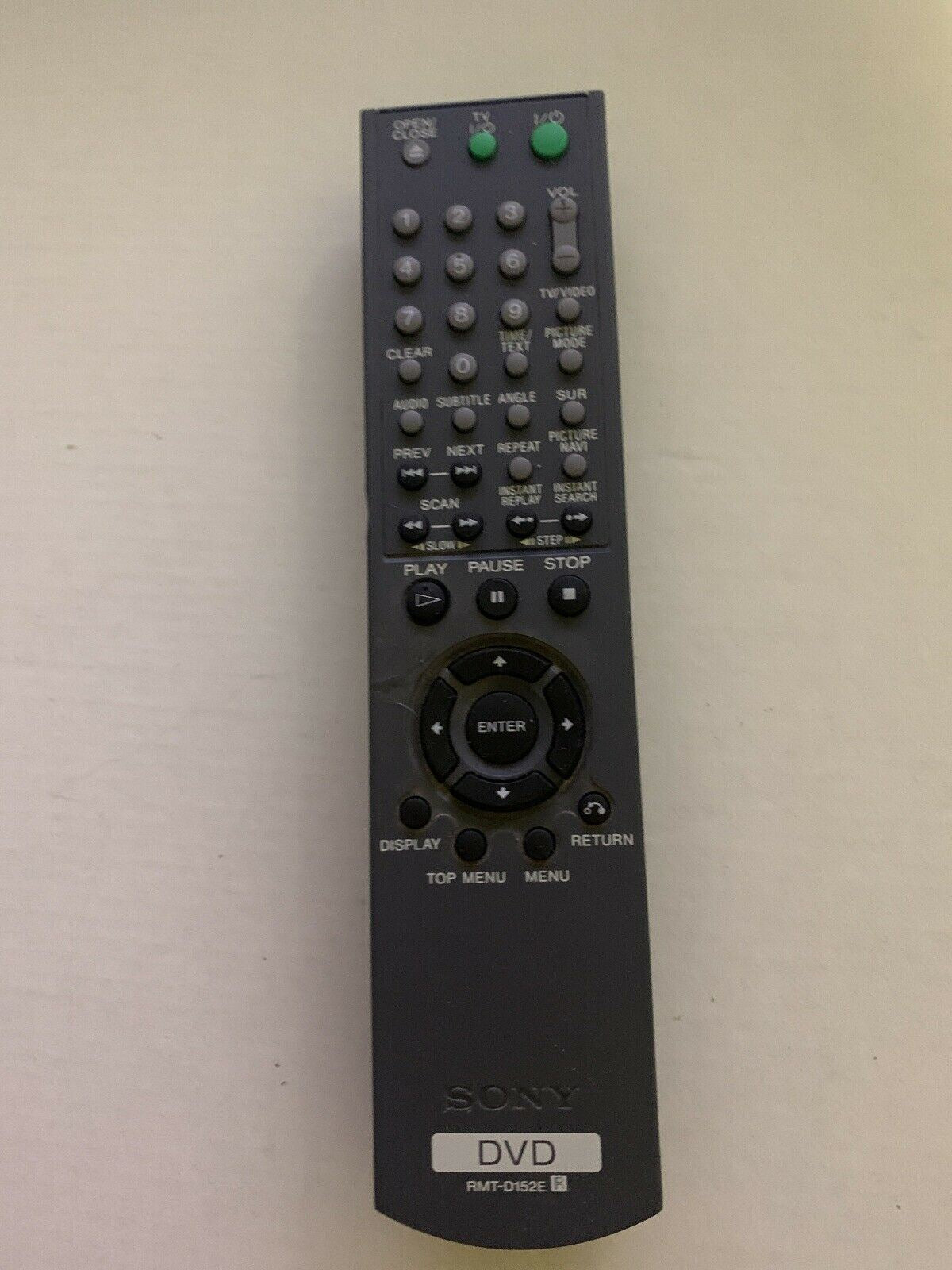 Genuine Sony RMT-D152E Remote Control for DVD player