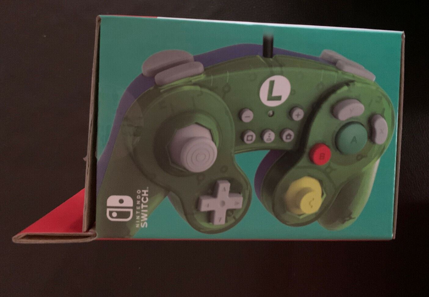 Hori Smash Bros Wired Gamepad Luigi for Nintendo Switch