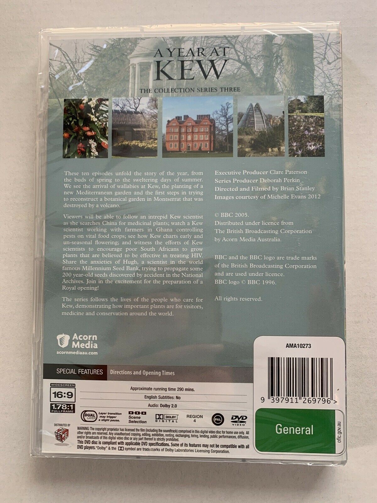 *New Sealed* A Year At Kew : Series 3 Narrated By Alan Titchmarsh (DVD, 2005)