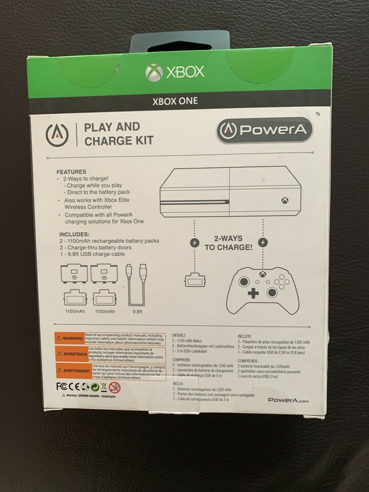 Xbox One Play & Charge Kit (2-Pack) NEW & SEALED