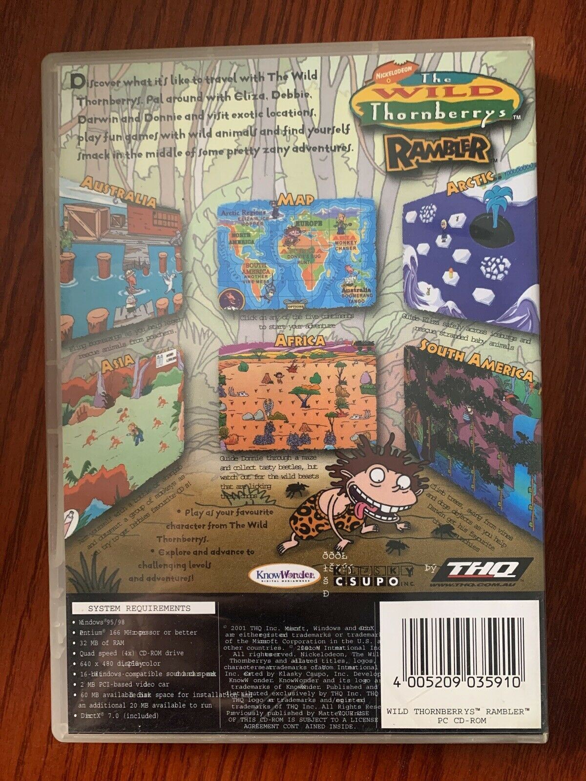 The Wild Thornberrys: Rambler - PC CD-ROM - FREE POST