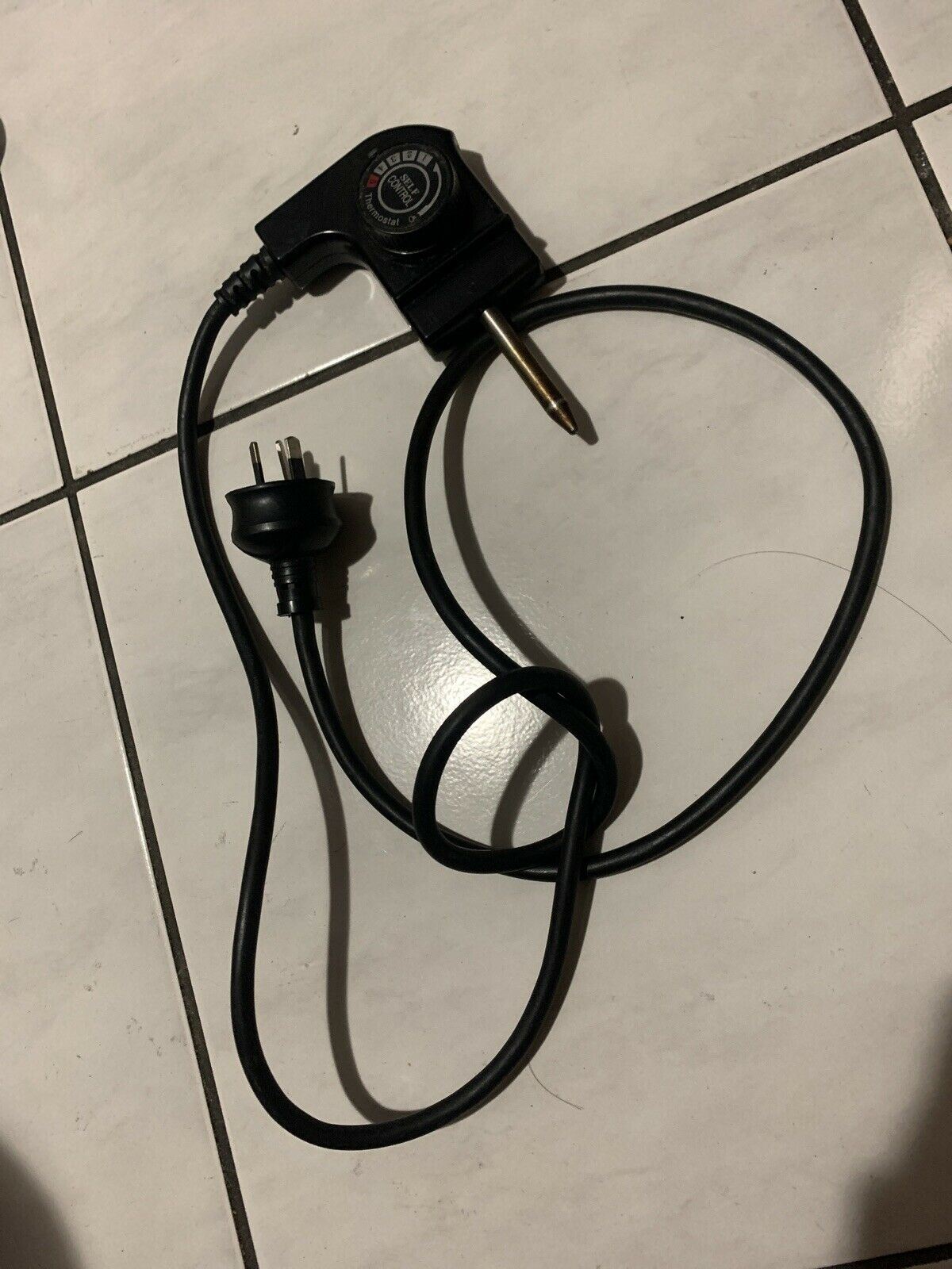 Self Control Thermostat 230V-50Hz 10A Power cord For BBQ Or Skillet