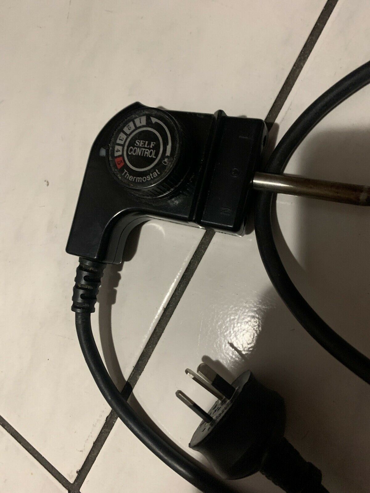 Self Control Thermostat 230V-50Hz 10A Power cord For BBQ Or Skillet