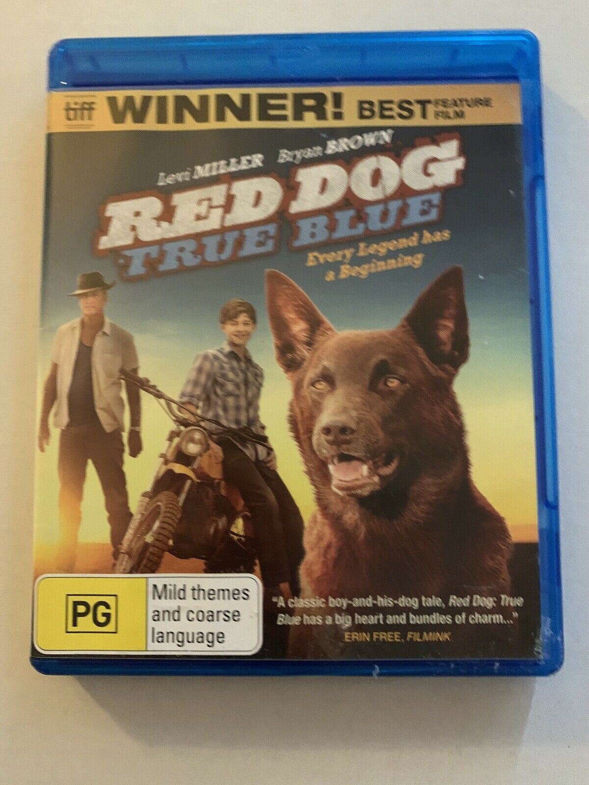 Red Dog - True Blue (Bluray, 2016) Levi Miller, Bryan Brown. Region B