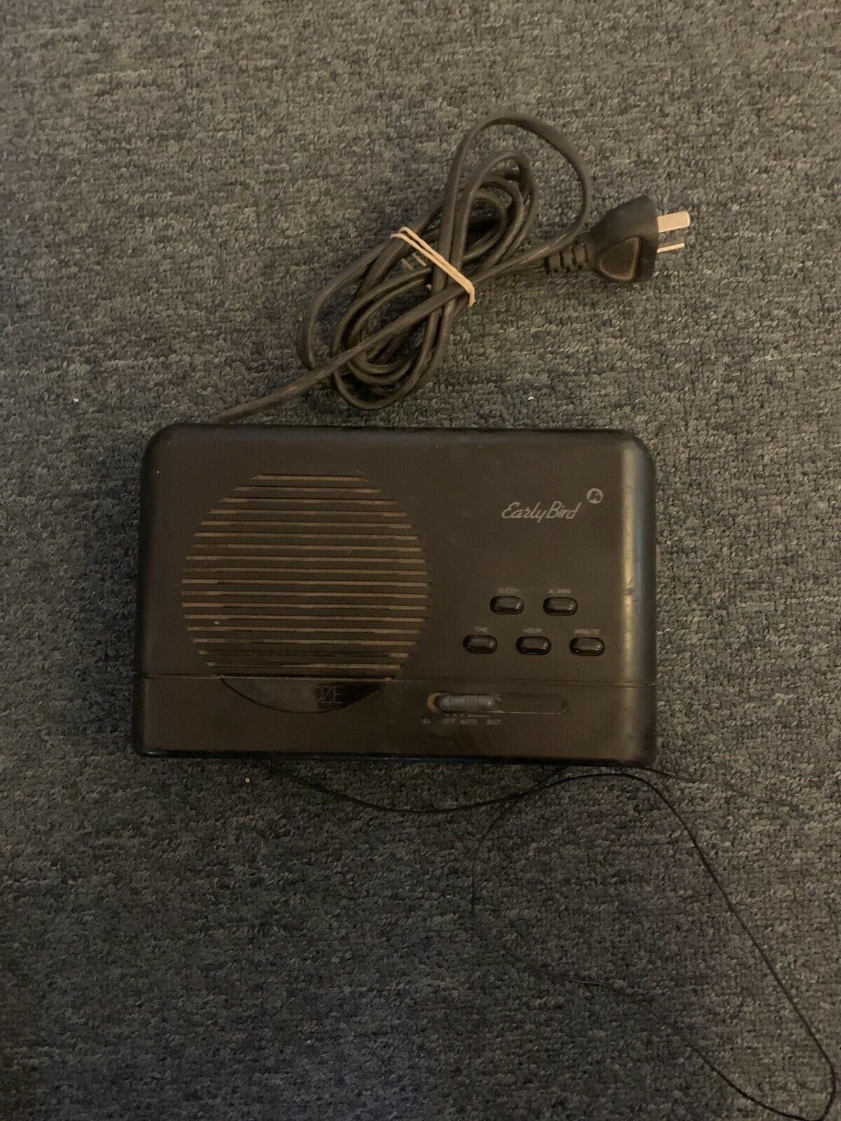 Audiosonic EarlyBird Alarm Clock AM/FM Radio