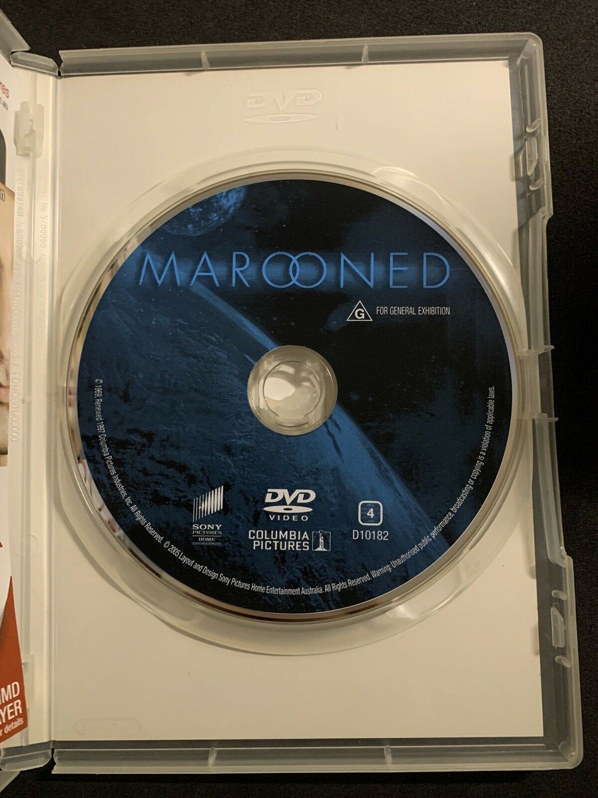 Marooned (DVD, 1969) Gregory Peck, David Janssen, Gene Hackman - Region 4