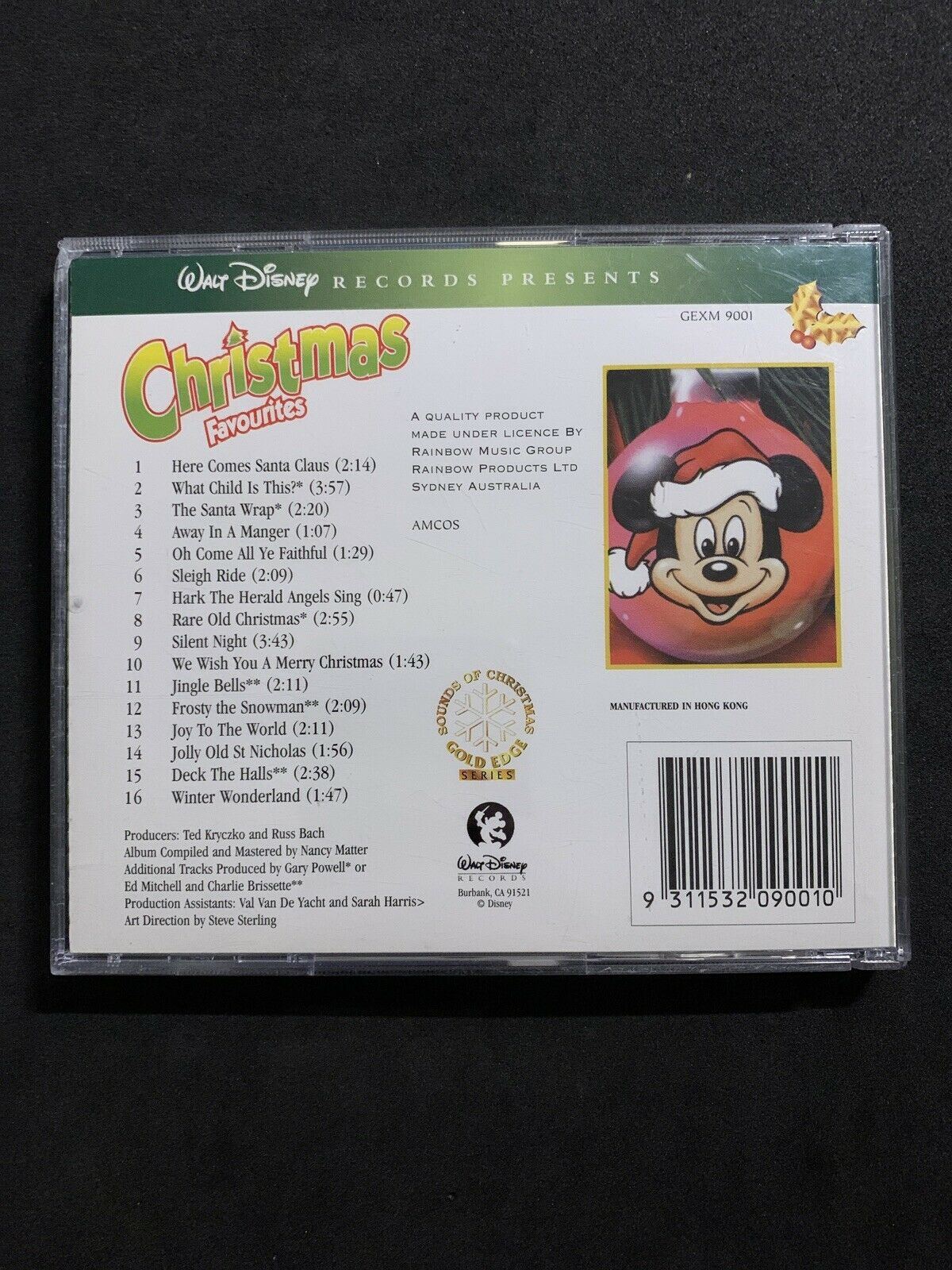 Christmas Favorites, by Disney (CD, Sep-2001, Walt Disney) Free Postage Aust