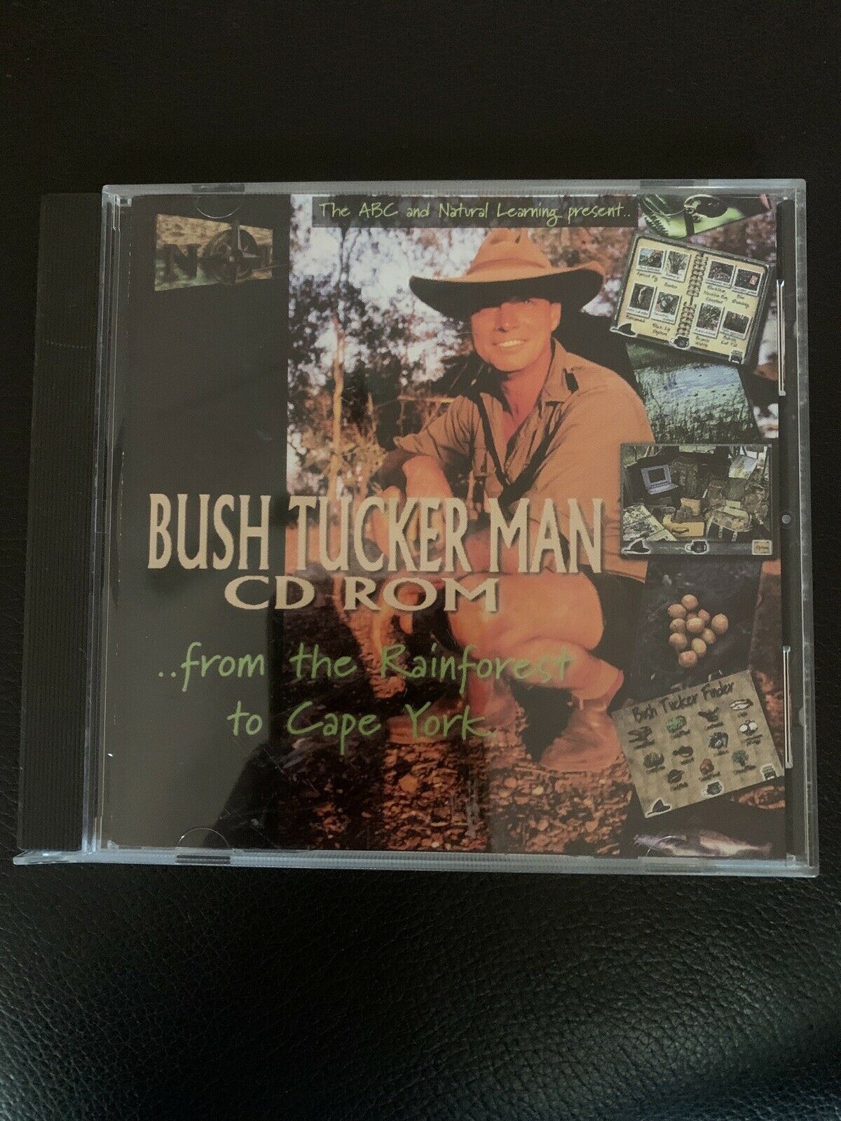 *Very Rare* Bush Tucker Man CDROM 1996 Windows 95 Les Hiddins