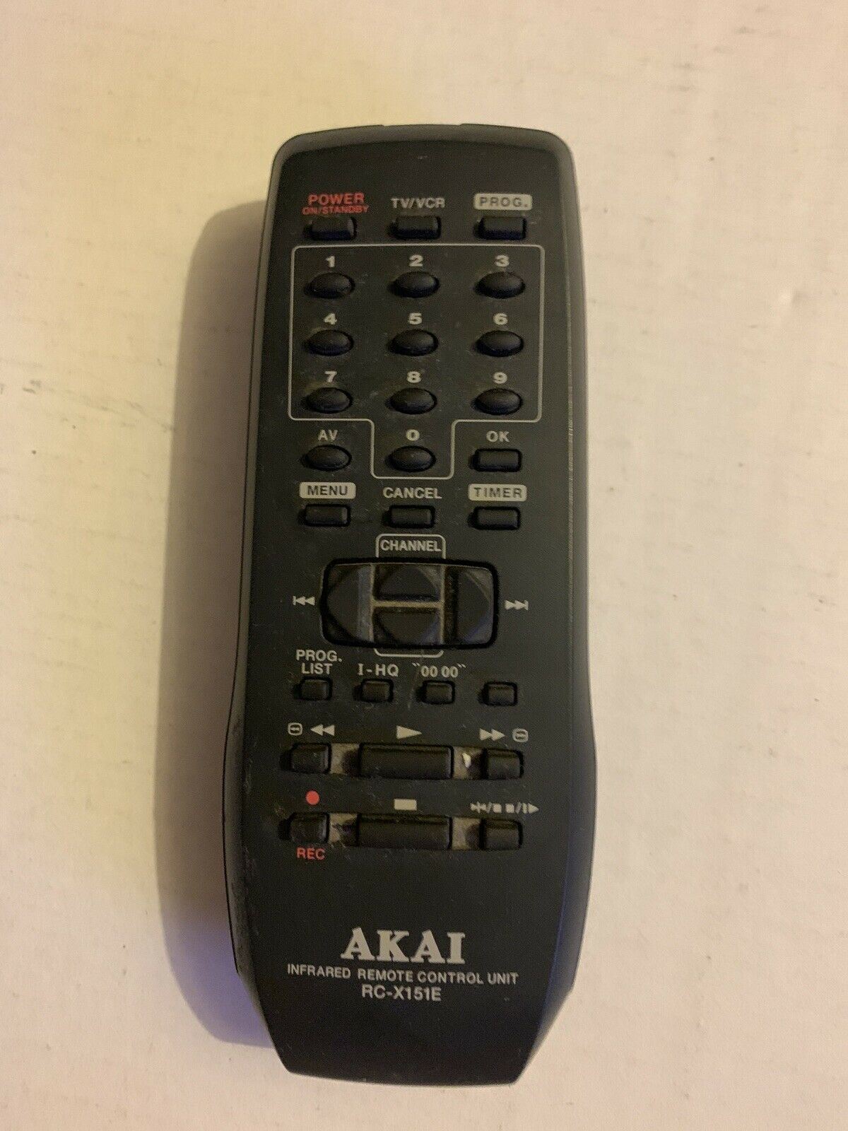 Genuine Akai RC-X151E Remote Control For TV VCR