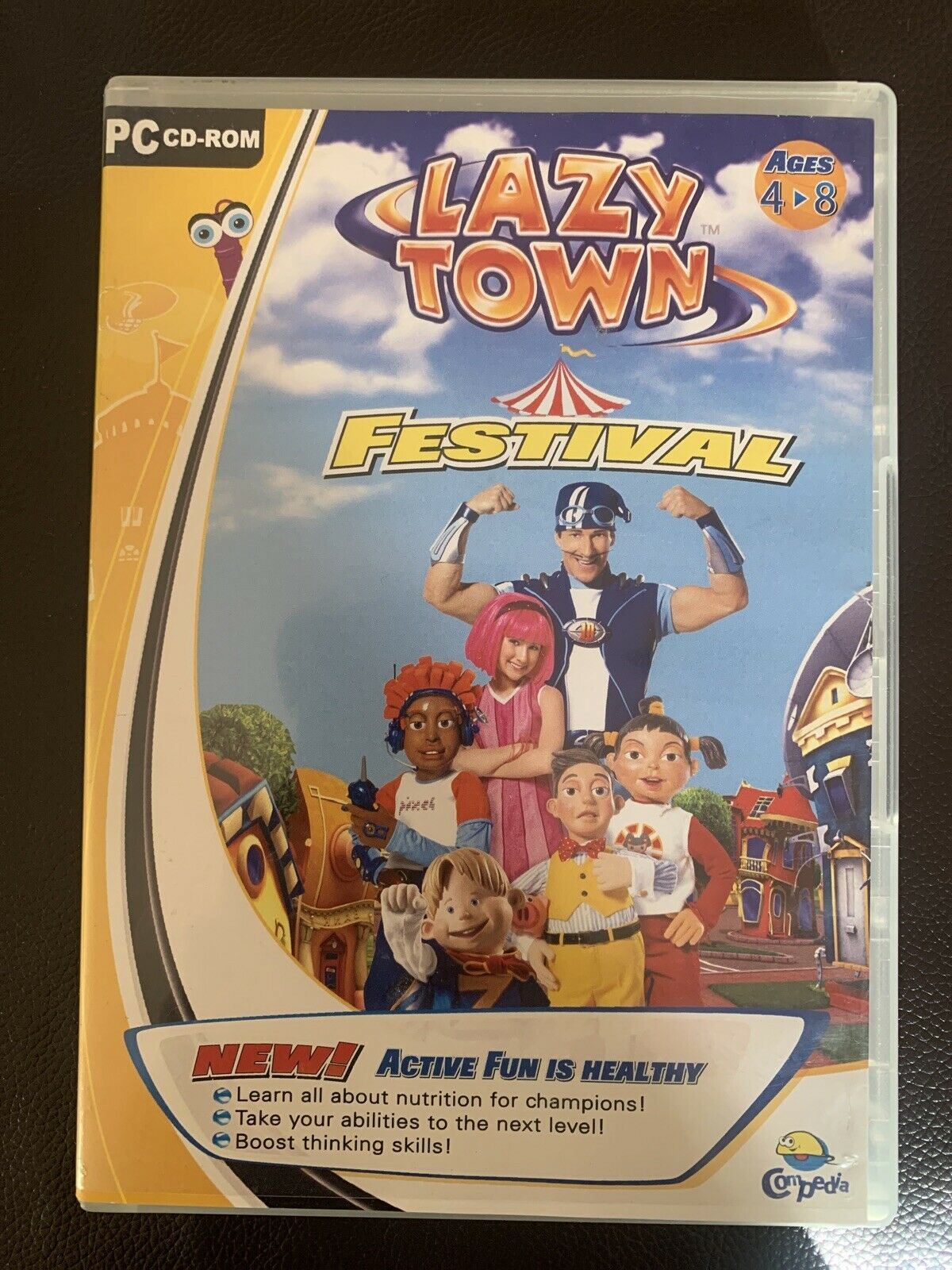 LAZY TOWN FESTIVAL PC CD-ROM. Free Shipping.