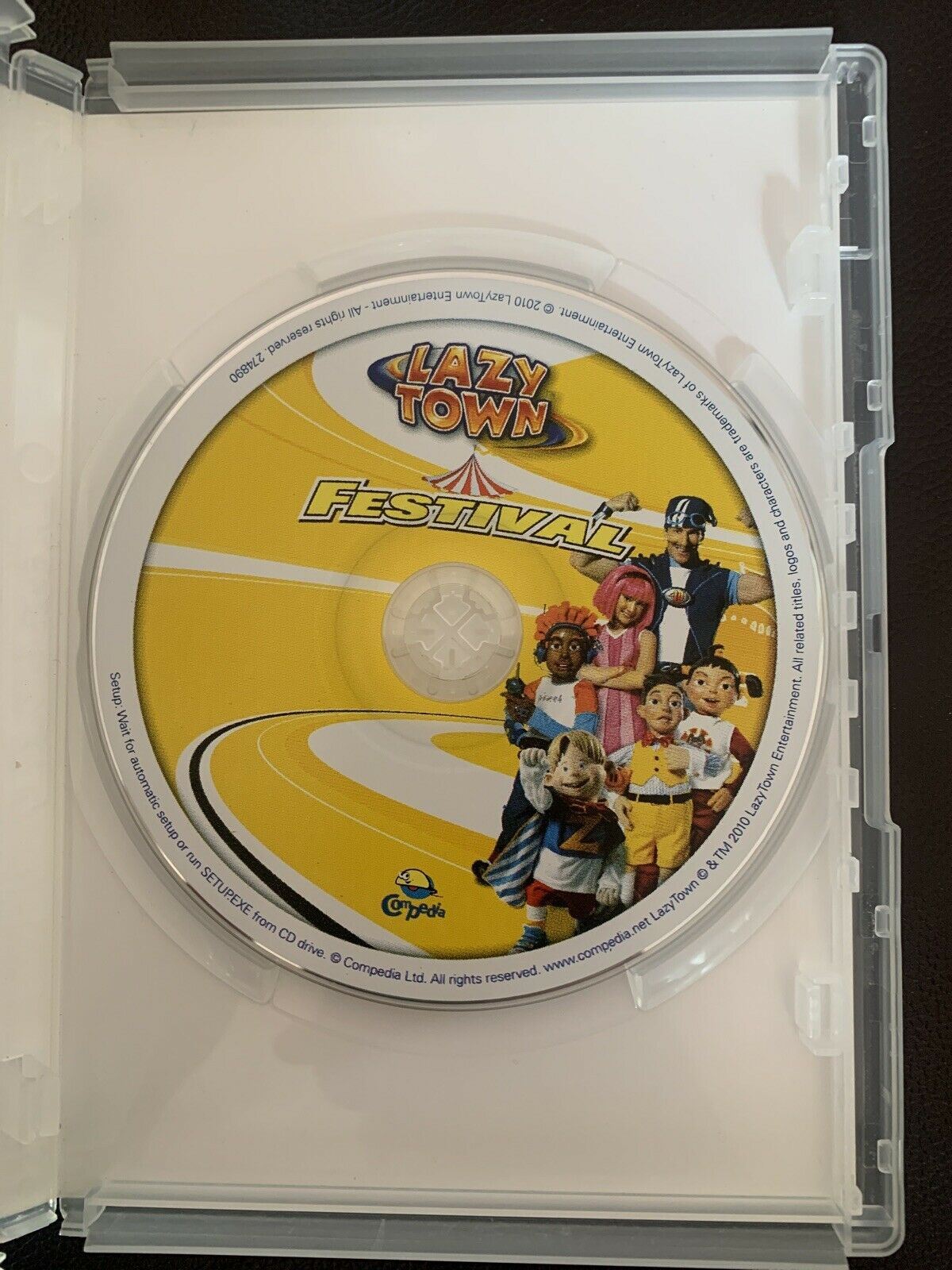 LAZY TOWN FESTIVAL PC CD-ROM. Free Shipping.