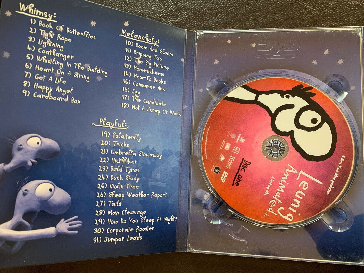 Leunig Animated DVD, 2002, 2-Disc Set Collector's Edition Sam Neil - All Regions