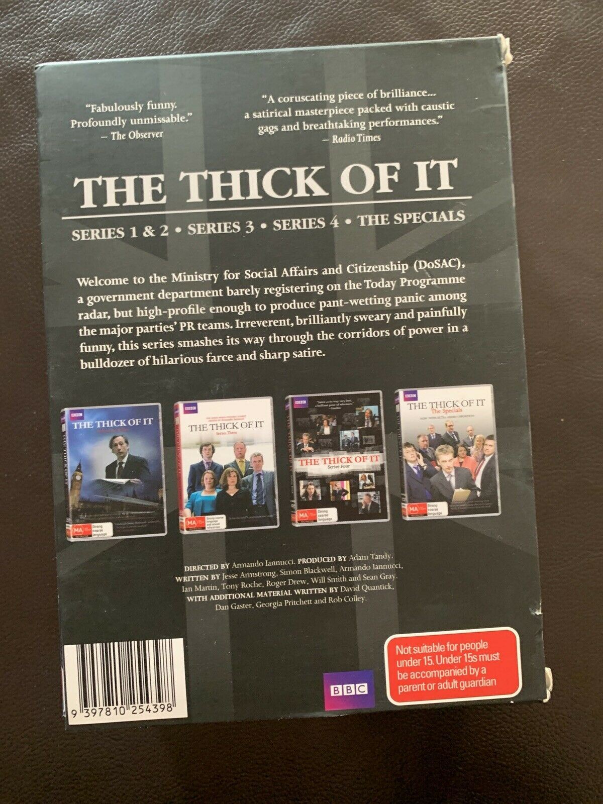 The Thick Of It : The Complete Series 1-4 (DVD, 2013, 8-Disc Set) Region 4