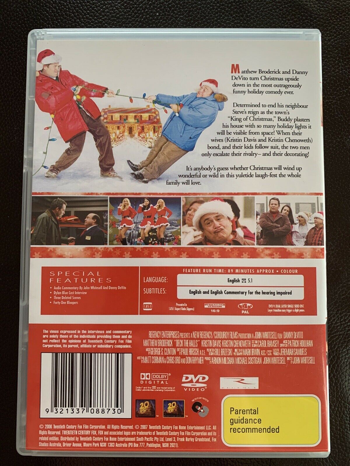 Deck The Halls (DVD, 2006) Matthew Broderick, Danny DeVito - Region 4