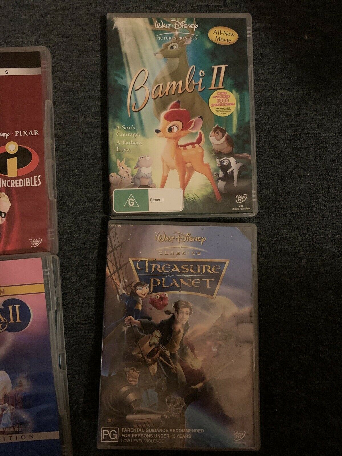 13 DVD BULK Lot Disney Pixar Movies Bambi, Toy Story, Bolt, Tarzan, Incredibles