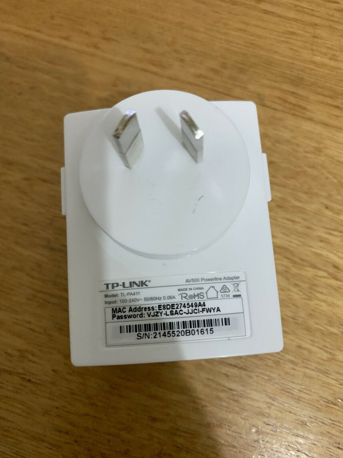 TpLink TLWPA4220KIT 300Mbps AV500 WiFi Powerline Extender Starter Kit HomePlug 5