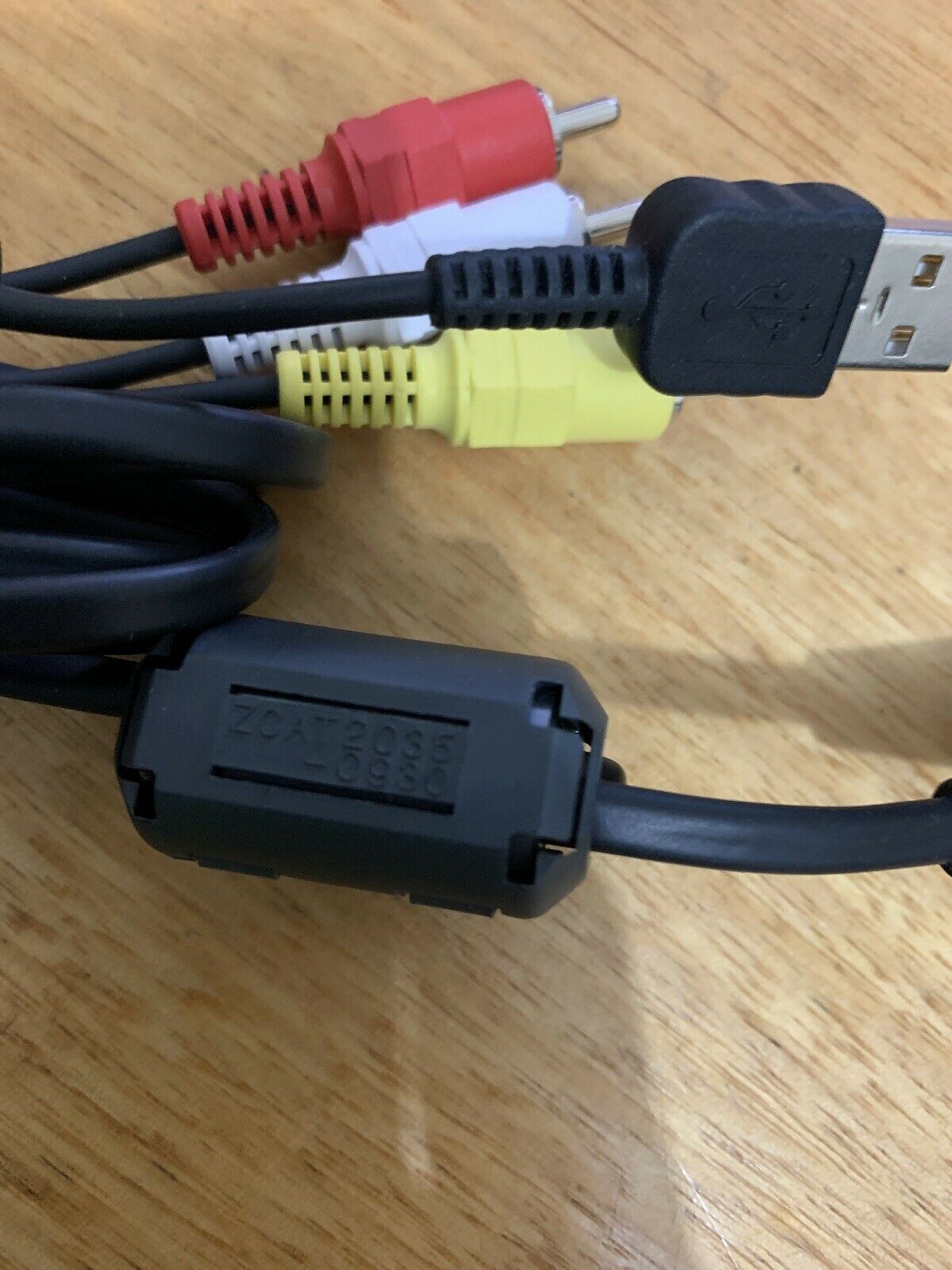 Genuine Sony AV Audio Video + USB Cable for Cybershot Camera ZCAT 2035-0930