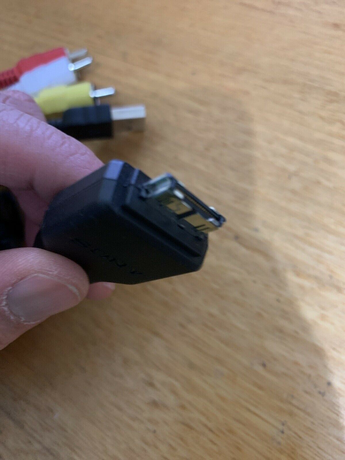Genuine Sony AV Audio Video + USB Cable for Cybershot Camera ZCAT 2035-0930
