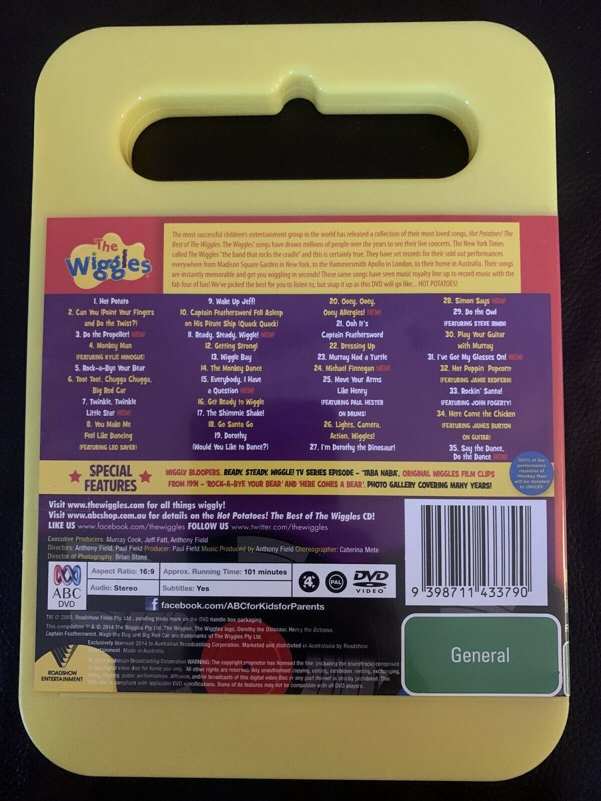 The Hot Potatoes! - Best Of The Wiggles (DVD, 2010) Region 4
