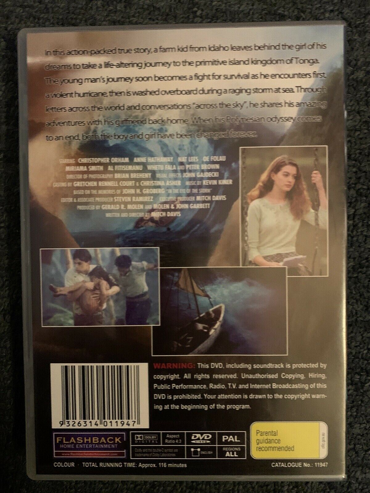 The Other Side Of Heaven (DVD, 2001)Christopher Gorham, Anne Hathaway All Region