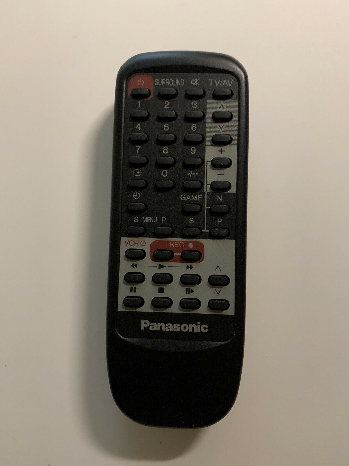 Panasonic EUR644661 TV Remote Control (Missing Battery Cover)