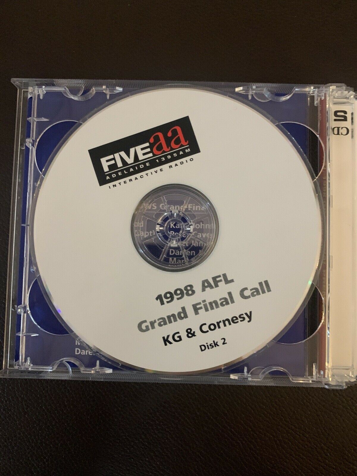 AFL 1998 Grand Final Premiers CD - Adelaide Crows: KG & CORNESY'S CALL FIVEaa