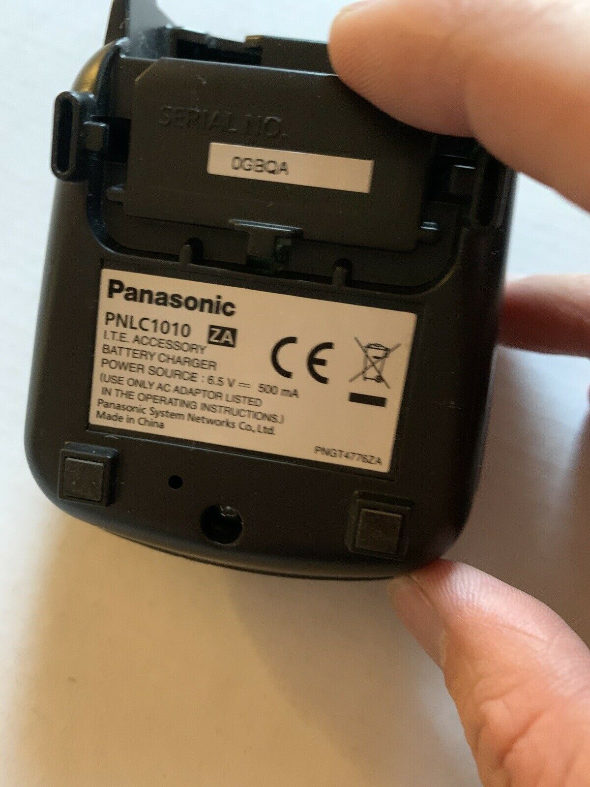 Genuine Panasonic PQLV219AL AC Adapter & PNLC1010 Phone Charging Station