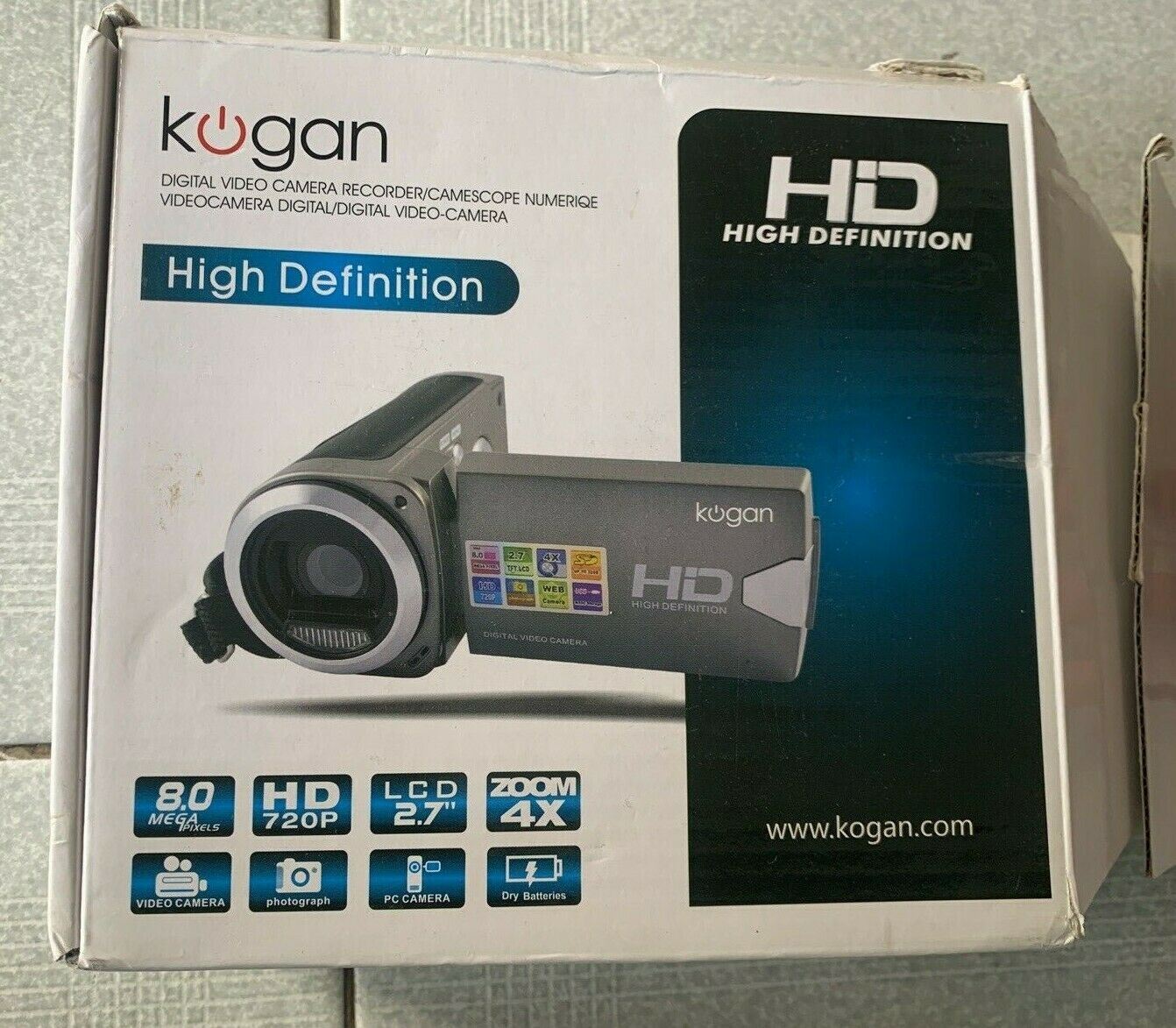 Kogan High Definition Camcorder Video Camera 8MP
