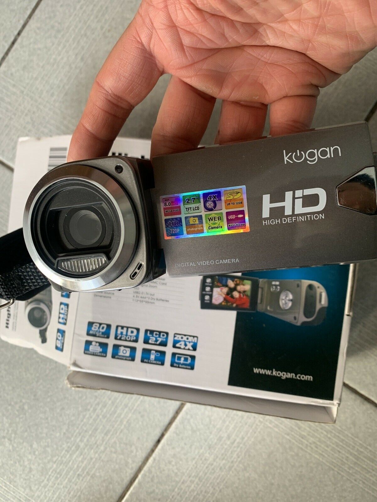Kogan High Definition Camcorder Video Camera 8MP