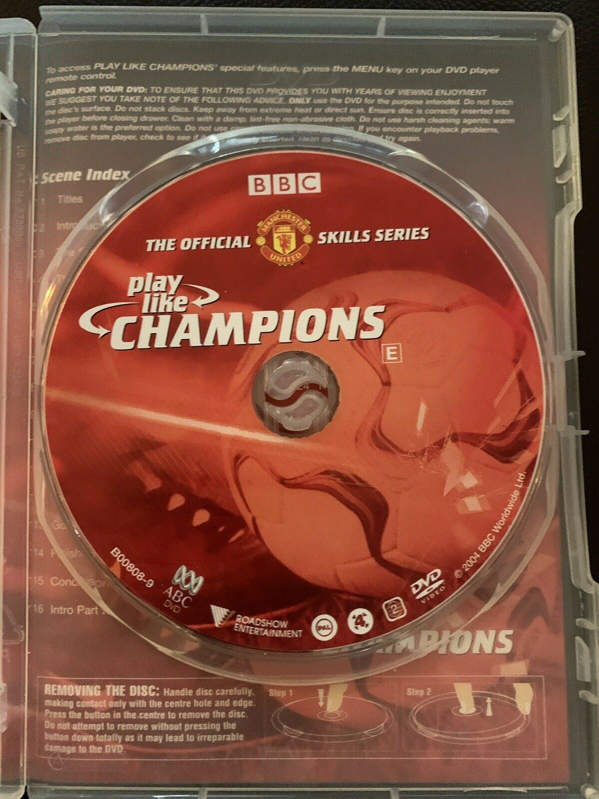 Manchester United - Play Like Champions Featuring Cristiano Ronaldo (DVD, 2003)