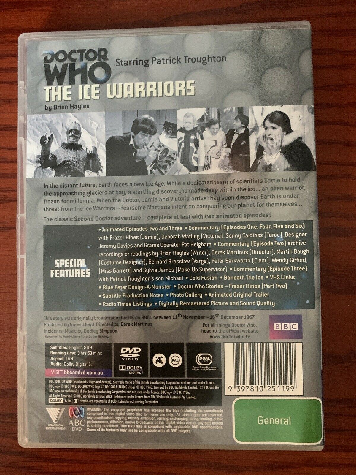 Doctor Who - The Ice Warriors The Patrick Troughton Years 1966-69 (DVD) Region 4