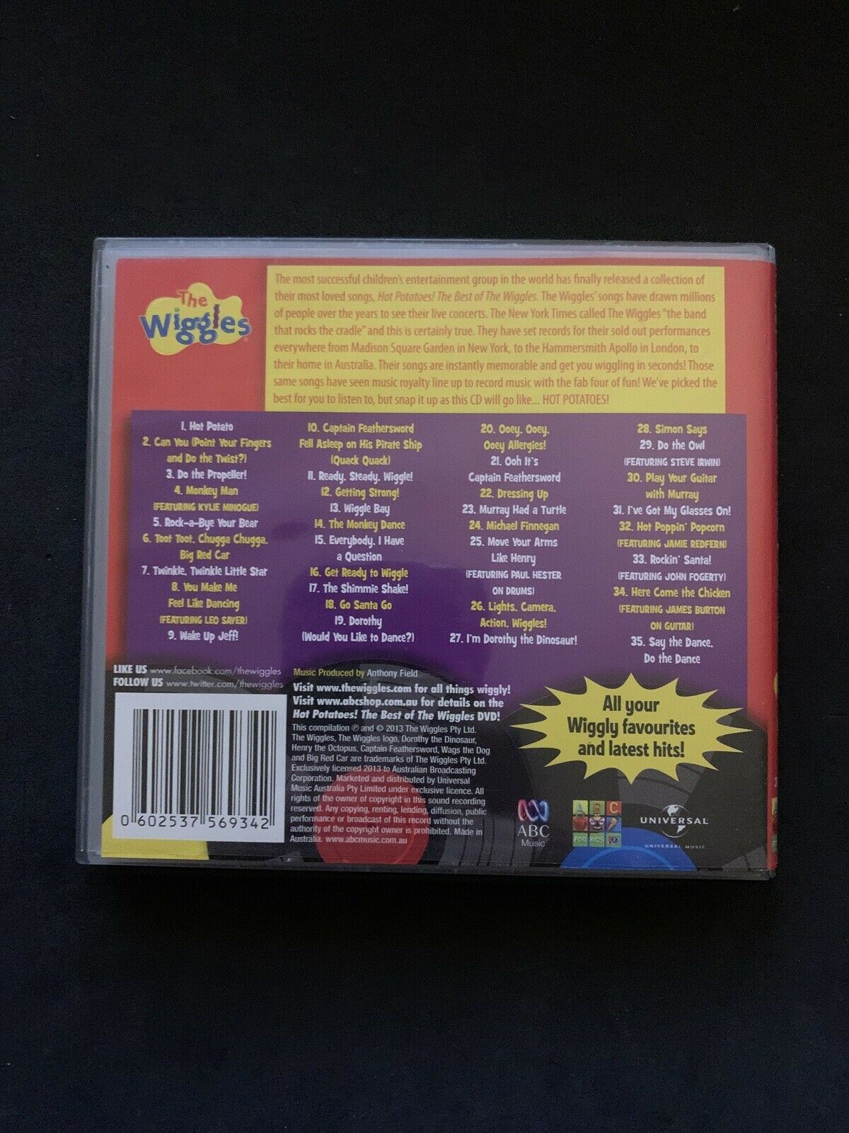 Hot Potatoes! The Best of The Wiggles by The Wiggles (CD, Nov-2013)