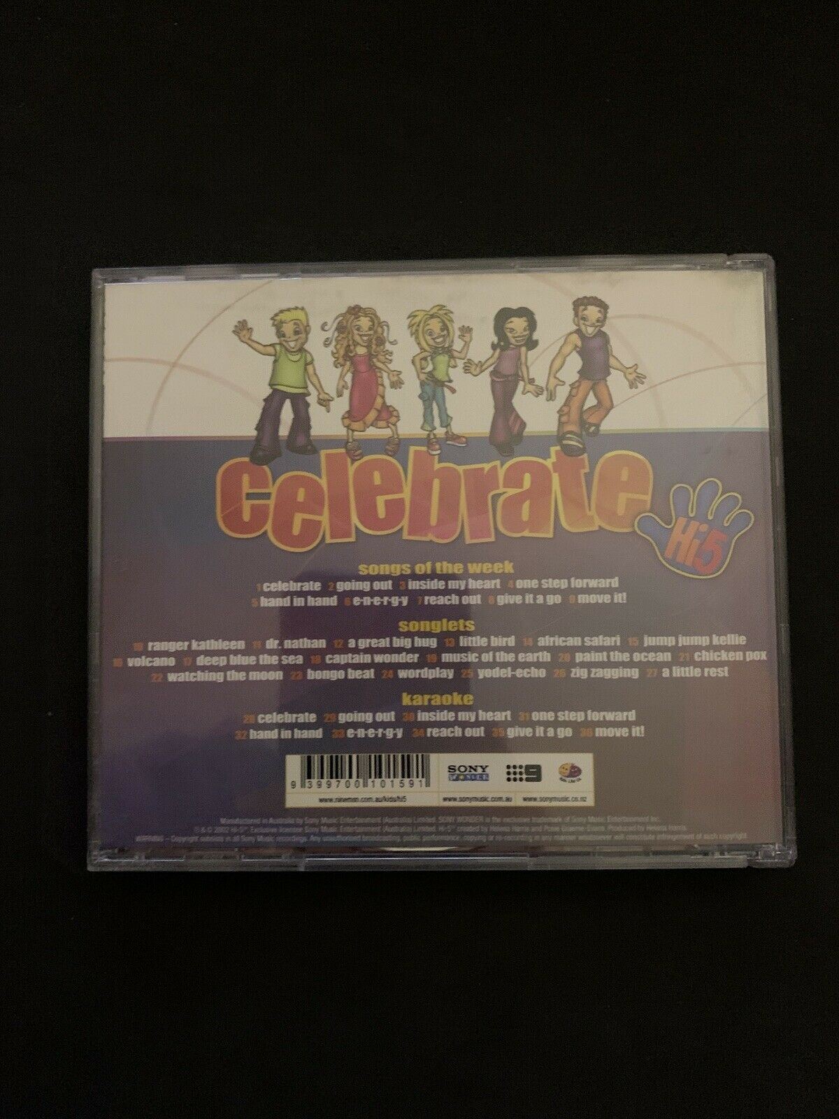 Celebrate by Hi-5 (CD, Sony Music)