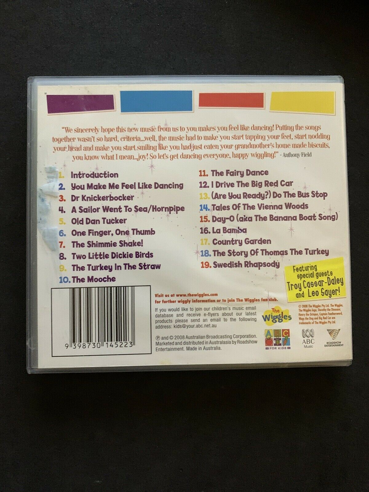 THE WIGGLES You Make Me Feel Like Dancing CD Audio