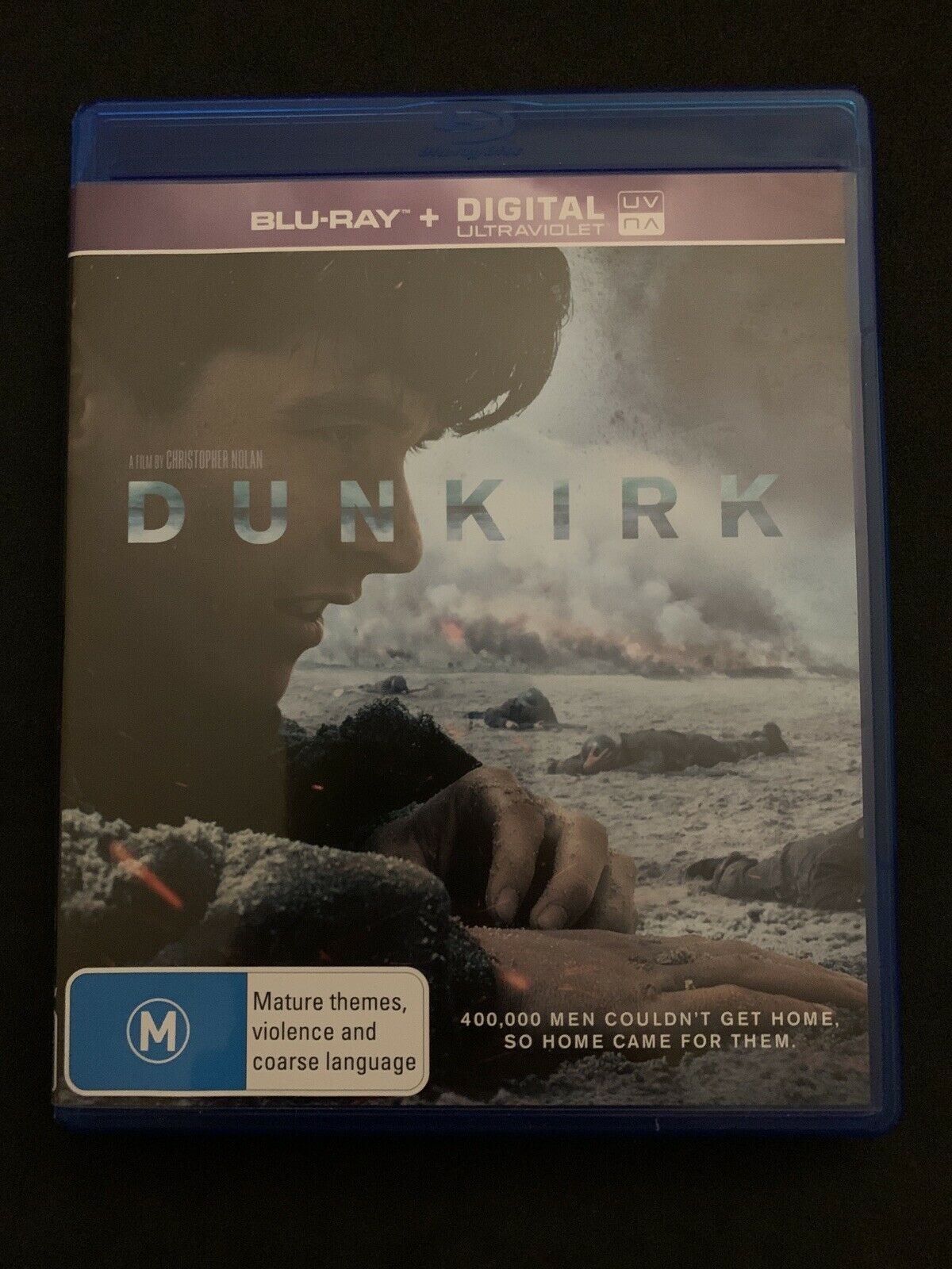 Dunkirk (Blu-ray, 2017) Cillian Murphy, Tom Hardy. Region B