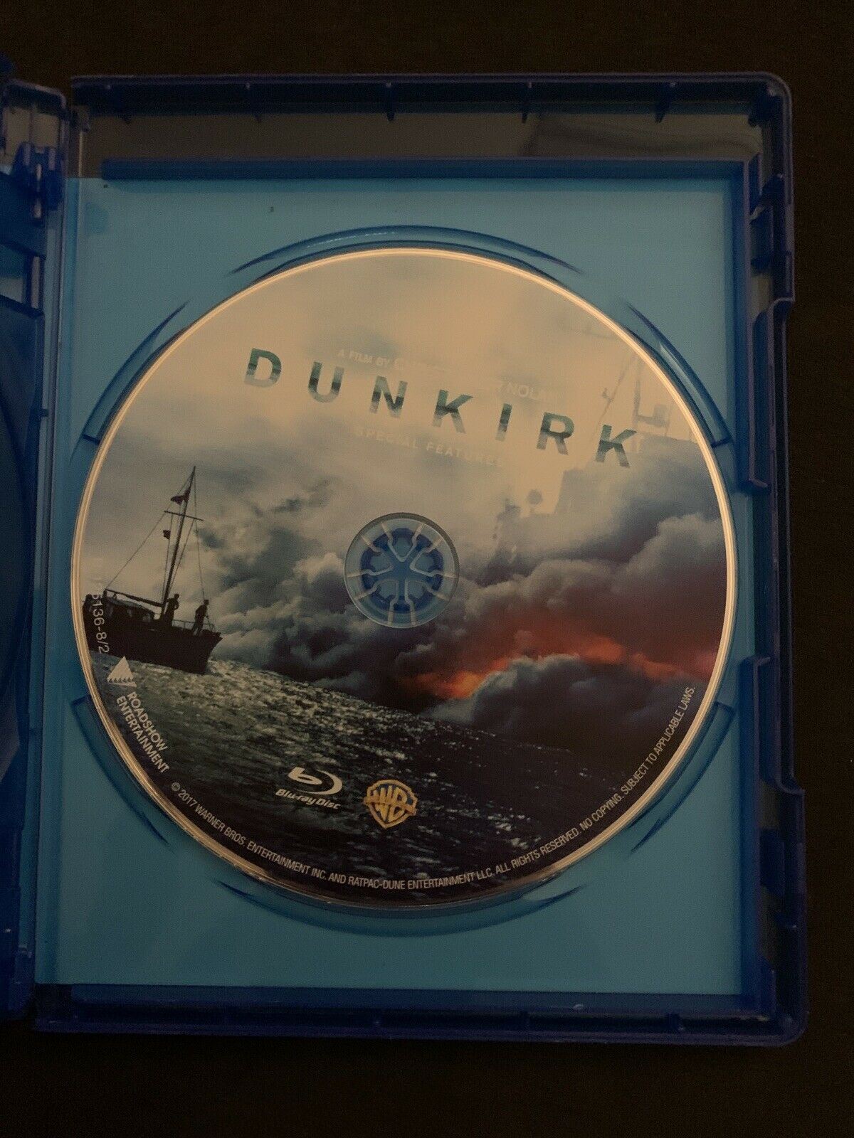 Dunkirk (Blu-ray, 2017) Cillian Murphy, Tom Hardy. Region B