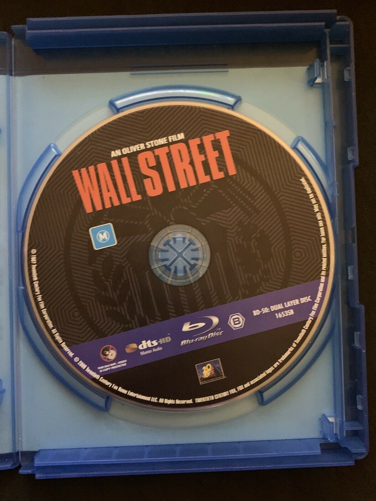 Wall Street (Blu-ray, 1987) Charlie Sheen, Michael Douglas - Region B