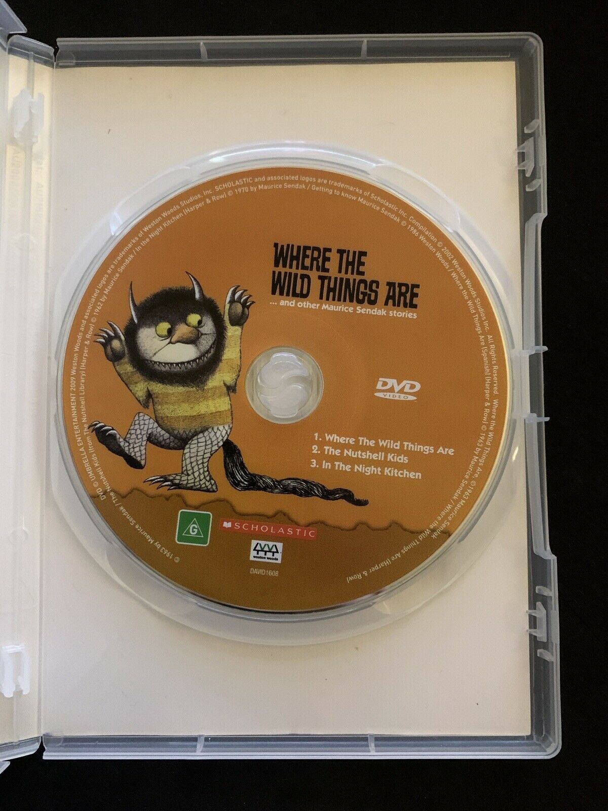 Where The Wild Things Are - and other Maurice Sendak stories (DVD, 1975)