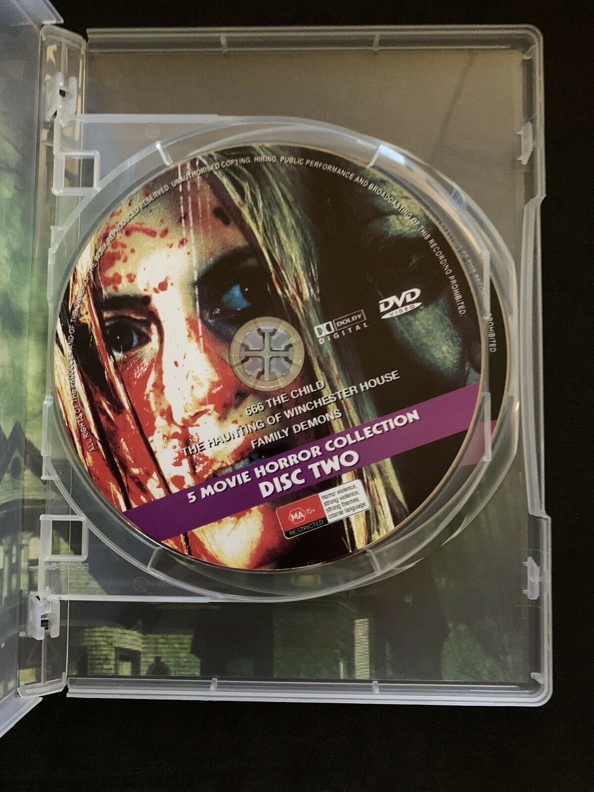 5 Horror Movies - Bled, Temptation, 666, Haunting, Family Demons - DVD
